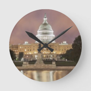 Reloj Redondo Mediano Washington DC, Capitol Building