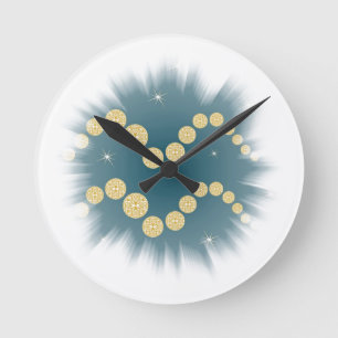 Reloj Redondo Mediano Wassermann 21. Januar bis 18. Febrero Uhr