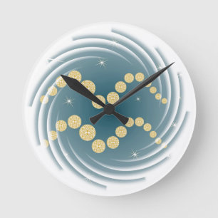 Reloj Redondo Mediano Wassermann 21. Januar bis 18. Febrero Uhr