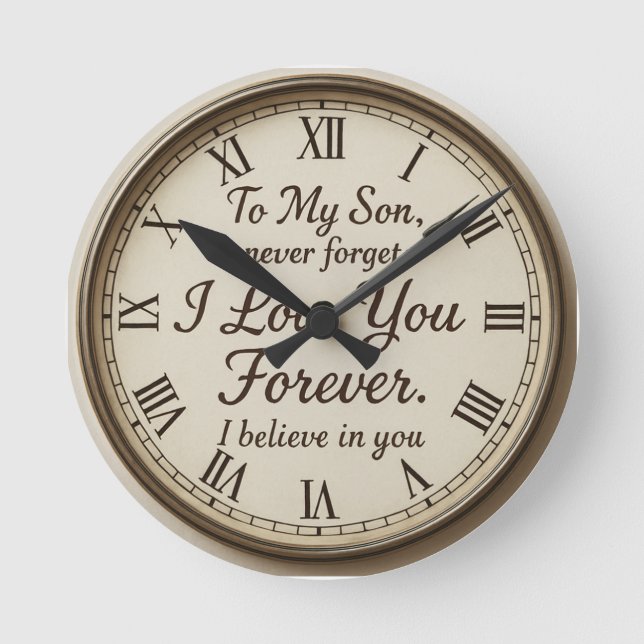 Reloj Redondo Mediano Watch de escritura (Anverso)