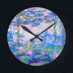 Reloj Redondo Mediano Water Lilies Claude Monet<br><div class="desc">Water Lilies Claude Monet fresco,  viejo,  maestro,  obra maestra,  fino,  retorcido,  impresionismo,  pintura,  pintura,  vibrante,  saturado,  color,  hermoso,  bonito,  de calidad,  alta resolución,  paisaje,  paisaje,  paisaje,  post,  decoración,  colores,  parís,  francia,  lo mejor renovado,  vendedor,  colorido,  barato</div>