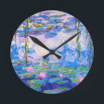 Reloj Redondo Mediano Water Lilies Claude Monet<br><div class="desc">Water Lilies Claude Monet fresco,  viejo,  maestro,  obra maestra,  fino,  retorcido,  impresionismo,  pintura,  pintura,  vibrante,  saturado,  color,  hermoso,  bonito,  de calidad,  alta resolución,  paisaje,  paisaje,  paisaje,  post,  decoración,  colores,  parís,  francia,  lo mejor renovado,  vendedor,  colorido,  barato</div>