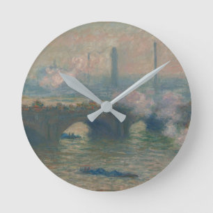 Reloj Redondo Mediano Waterloo Bridge, Gray Day, 1903 (oil on canvas)