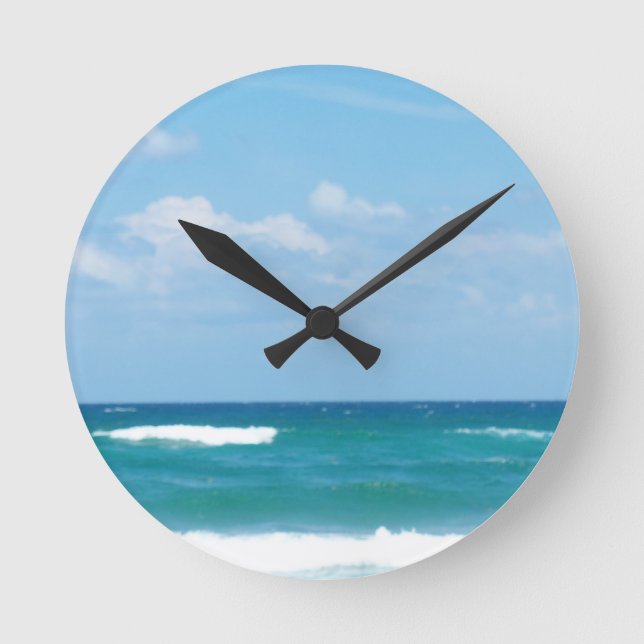 RELOJ REDONDO MEDIANO WAVES OF THE OCEAN (Anverso)