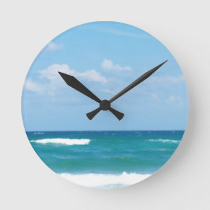 RELOJ REDONDO MEDIANO WAVES OF THE OCEAN