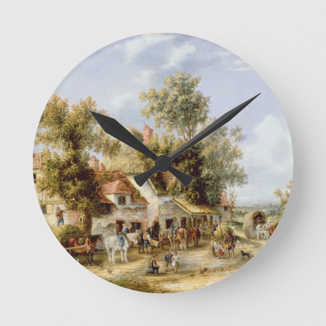 Reloj Redondo Mediano Wayside Inn (Anverso)