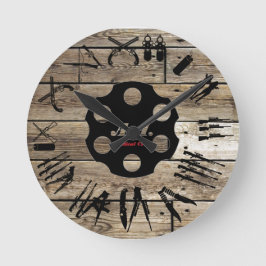 Reloj Redondo Mediano Weapon Clock