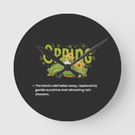 Reloj Redondo Mediano Welcoming the Warmth