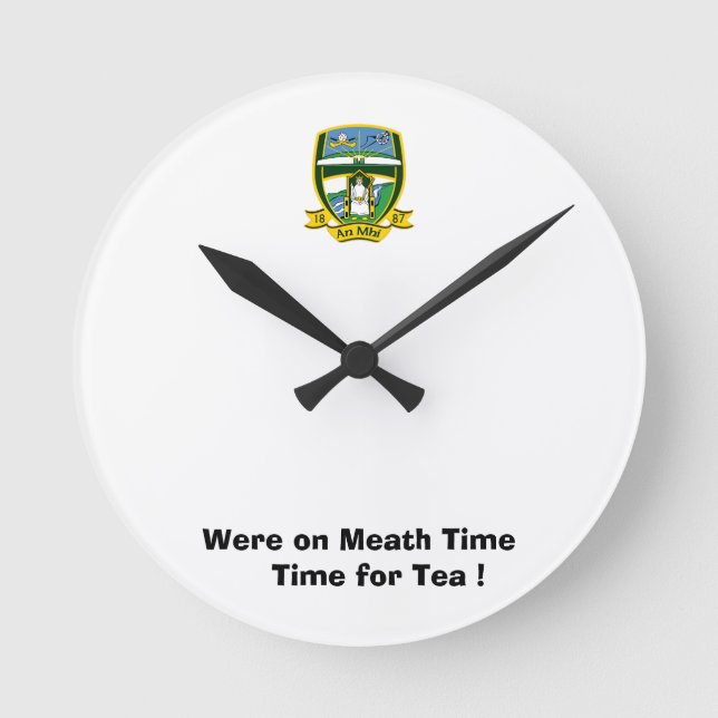 Reloj Redondo Mediano Were on Meath Time-Time for a Cuppa. (Anverso)