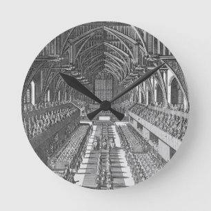 Reloj Redondo Mediano Westminster Hall durante las celebraciones despué