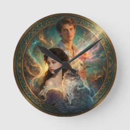 Reloj Redondo Mediano What If Your Pet Was Human? 