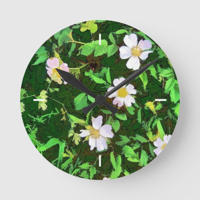 RELOJ REDONDO MEDIANO WILDFLOWERS (Anverso)