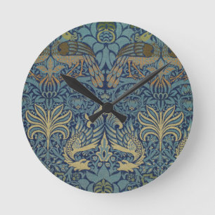 Reloj Redondo Mediano William Morris Peacock and Dragon