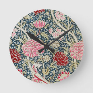 Reloj Redondo Mediano William Morris Vintage Cray Pattern Wall Clock