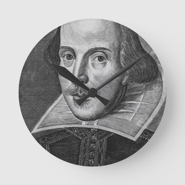 Reloj Redondo Mediano William Shakespeare (Anverso)