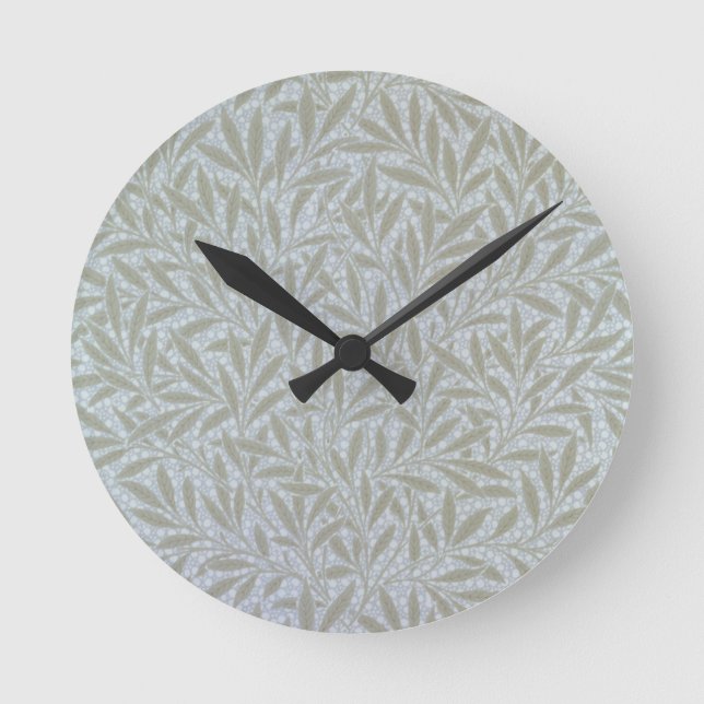Reloj Redondo Mediano Willow wallpaper design, 1874 (Anverso)