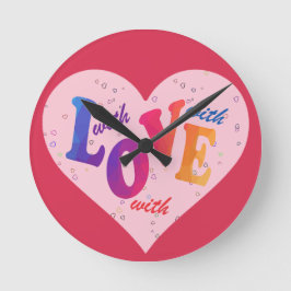 Reloj Redondo Mediano With love