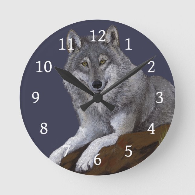 Reloj Redondo Mediano Wolf (Anverso)