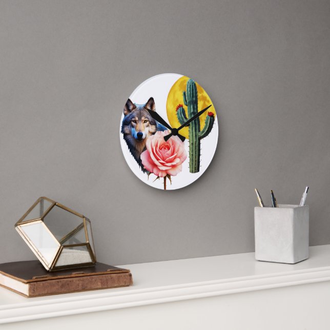 Reloj Redondo Mediano Wolf14: (Oficina)