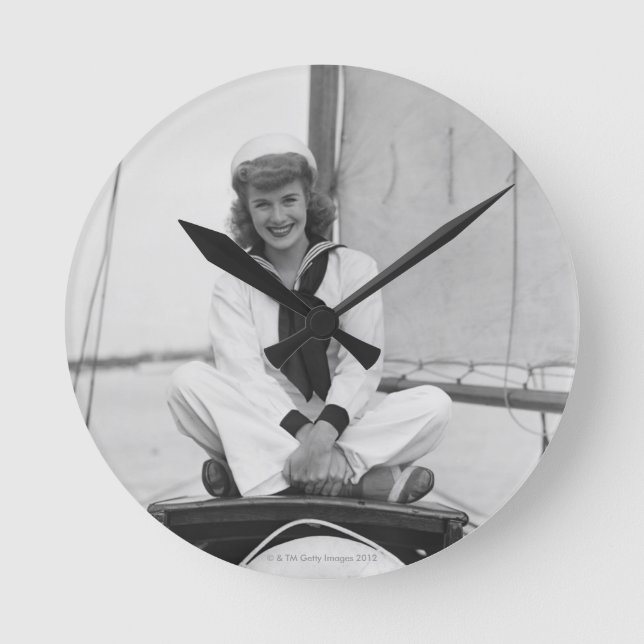 Reloj Redondo Mediano Woman Sailor (Anverso)