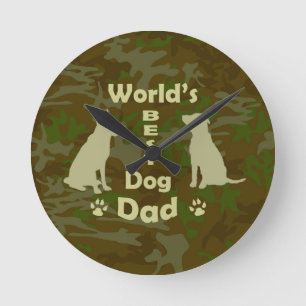 Reloj Redondo Mediano World's Best Dog Dad