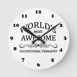 Reloj Redondo Mediano World's Most Awesome Occupational Therapist
