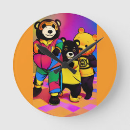 Reloj Redondo Mediano Xi Jinping en el Fiesta infantil