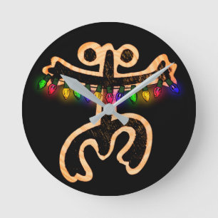 Reloj Redondo Mediano Xmas Coqui Taino