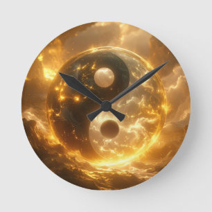 Reloj Redondo Mediano YIN Y YANG - Yijing -