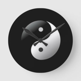 Reloj Redondo Mediano Yin Yang