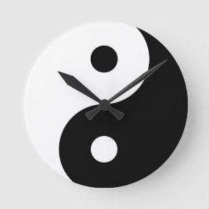 Reloj Redondo Mediano Yin Yang