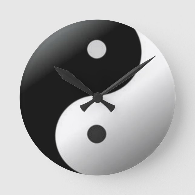Reloj Redondo Mediano Yin Yang Watch (Anverso)
