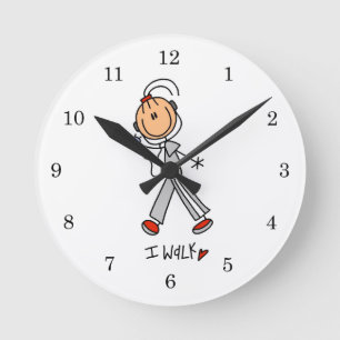 Reloj Redondo Mediano Yo Camino