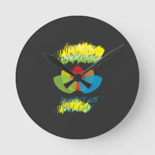 Reloj Redondo Mediano Yoga - Vamos Paz Interior