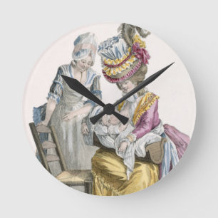 Reloj Redondo Mediano Young Woman in a Dress 'a la Levite' Breastfeeding