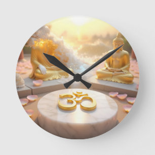 RELOJ REDONDO MEDIANO ZEN - BUDISMO - OM