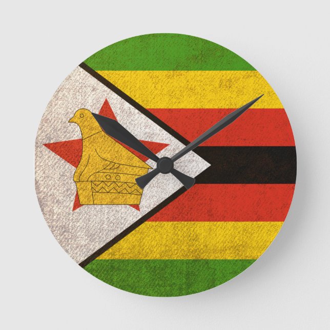 Reloj Redondo Mediano Zimbabue (Anverso)