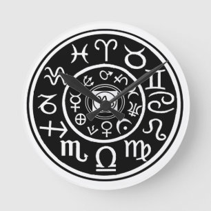 Reloj Redondo Mediano Zodiaco - Constelación de Capricornio