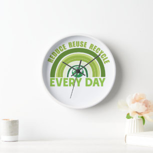 Reloj Reducir el reciclaje de reutilización