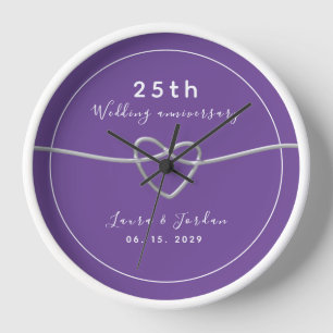 Reloj Regalo de aniversario de bodas 25 para pareja