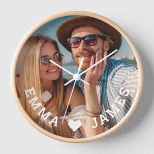 Reloj Regalo de nombres personalizados para parejas con 