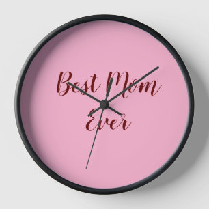Reloj regalo del día de la madre rosa rojo mejor mamá añ
