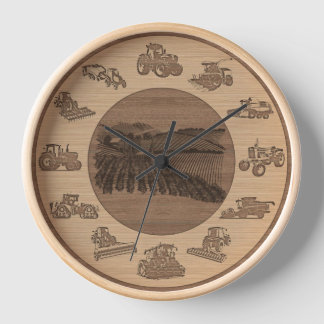 Reloj Regalo para el amante de la agricultura de granja 