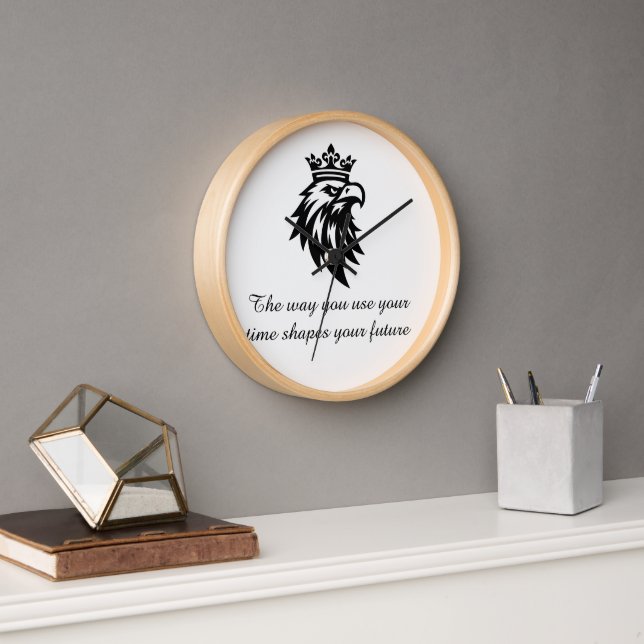 Reloj "Reloj de pared de línea numérica moderna para hog (Oficina)