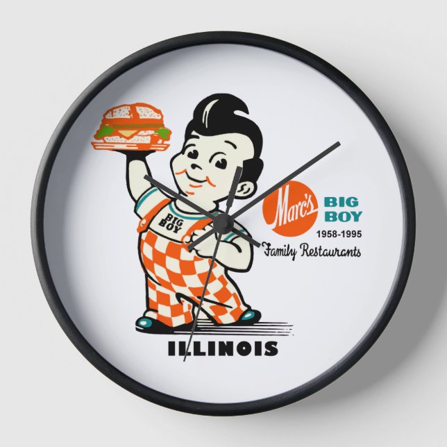 Reloj Restaurantes Marc's Big Boy de Illinois (Anverso)