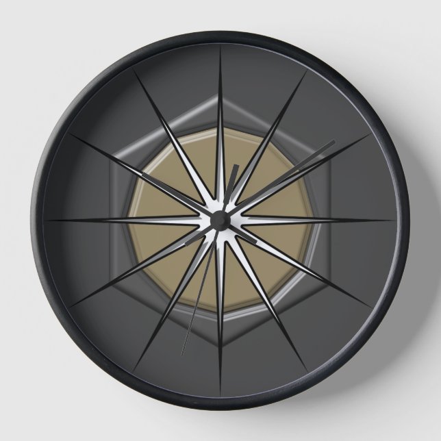Reloj Resumen 12 punto con efecto 3d (Anverso)
