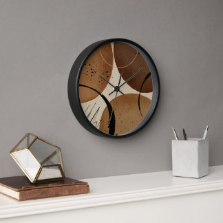 Reloj Resumen de Brown minimalista