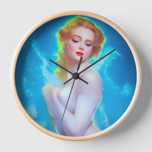 Reloj Retrato de diosa etérea - Fantasía surrealista