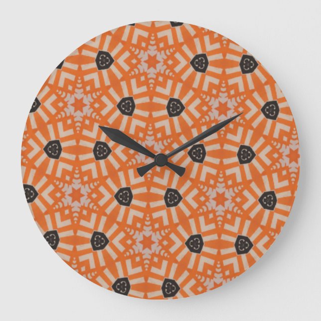 Reloj retro vintage naranja (Anverso)