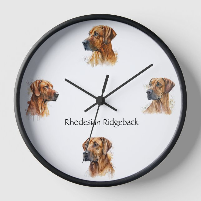 Reloj Rhodesian Ridgeback (Anverso)